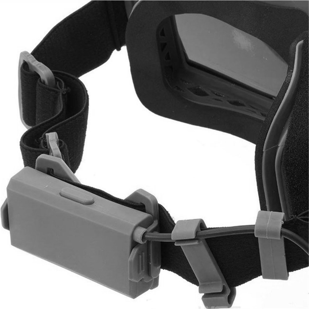 Очки тактические WoSporT с вентилятором черный