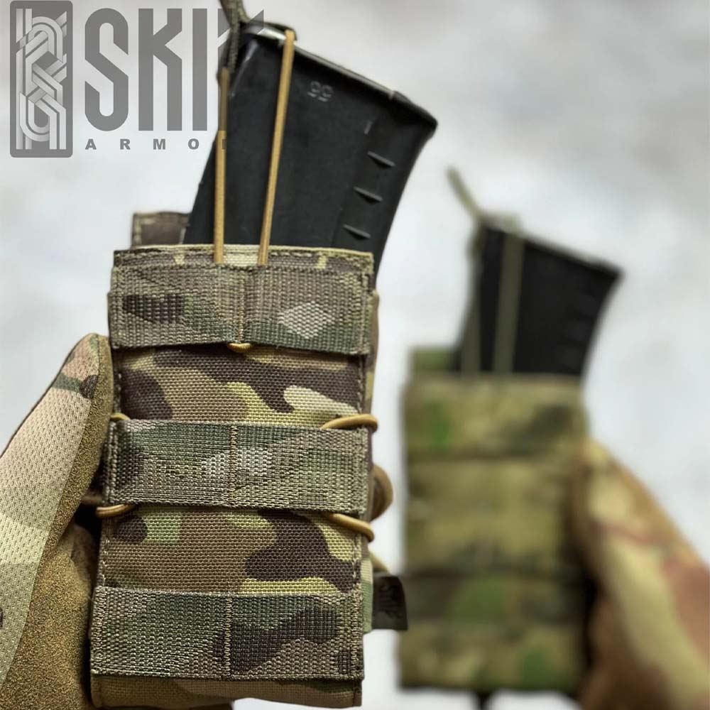 Подсумок для магазинов АК SKIF Armor SPK-4-1М открытый Подсумок для магазинов АК SKIF Armor SPK-4-1М открытый