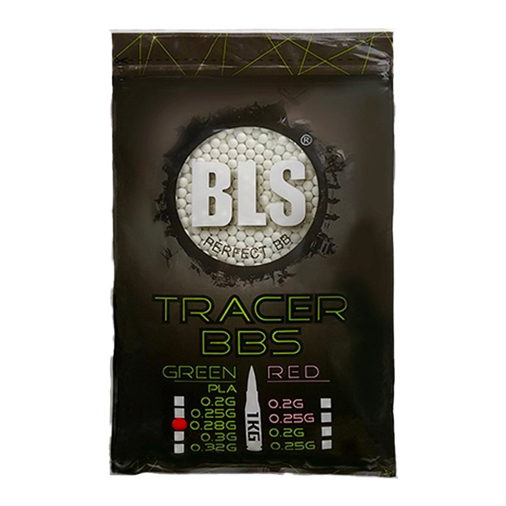 Шары трассерные BLS 0.28, зелёный, 3500 шт, 1 кг
