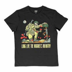 Футболка SKIF Armor Да здравствует пехота Вагнера! (Черный, L) Футболка SKIF Armor Да здравствует пехота Вагнера! (Черный, L)