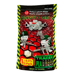 Шары трассерные ANGRY 0.25, зелёный, 4000 шт