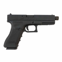 Пистолет газовый KJWorks Glock 17, резьб. п/глушитель Пистолет газовый KJWorks Glock 17, резьб. п/глушитель