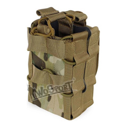Подсумок для магазинов АК WOSPORT Double Storage Bag, открытый, двойной (Multicam) Подсумок для магазинов АК WOSPORT Double Storage Bag, открытый, двойной (Multicam)