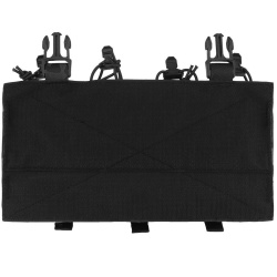 Панель с подсумком WOSPORT 5.56 Quadruple Mag Plate, чёрный мультикам Панель с подсумком WOSPORT 5.56 Quadruple Mag Plate, чёрный мультикам
