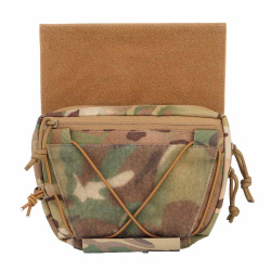 Подсумок напашный для бронежилетов WOSPORT Tactical Drop Pouch, мультикам Подсумок напашный для бронежилетов WOSPORT Tactical Drop Pouch, мультикам