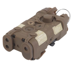 Комплекс тактический WOSPORT Mini PEQ-NGAL красный/ИК ЛЦУ  (Tan, EX-040-A-T)