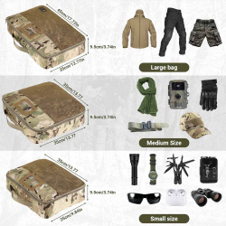 Комплект сумок-органайзеров VOTAGOO Tactical Packing Cubes 6 шт (Multicam) Комплект сумок-органайзеров VOTAGOO Tactical Packing Cubes 6 шт (Multicam)