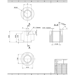 Втулка переводчика огня АК Cyma/LCT/Arcturus/G&G MPower аллюминиевая Втулка переводчика огня АК Cyma/LCT/Arcturus/G&G MPower аллюминиевая