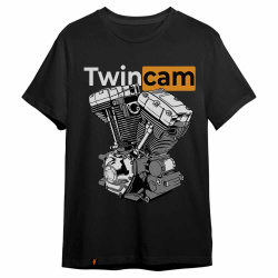 Футболка GO!HARLEY "TWINCAM" (Черный, 2XL)
