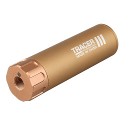 Трассерная насадка-глушитель WOSPORT Flash Silencer M (132 мм), тан Трассерная насадка-глушитель WOSPORT Flash Silencer M (132 мм), тан