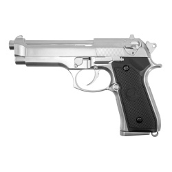 Пистолет газовый WE Beretta M92F, хром Пистолет газовый WE Beretta M92F, хром