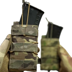 Подсумок для магазинов АК SKIF Armor SPK-4-1М открытый (Multicam)