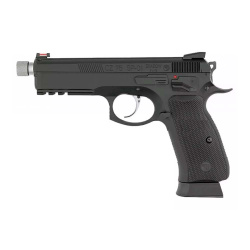 Пистолет газовый KJWorks CZ SP-01 Shadow с резьбой Пистолет газовый KJWorks CZ SP-01 Shadow с резьбой