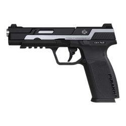 Пистолет газовый G&G Piranha Mk I черный/серебро Пистолет газовый G&G Piranha Mk I черный/серебро