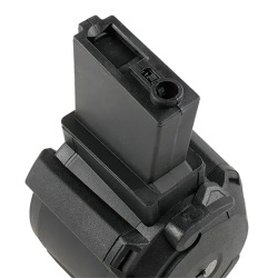 Магазин бункерный M4 бубен CYMA 1200 шаров звук.контроль HY-402 Магазин бункерный M4 бубен CYMA 1200 шаров звук.контроль HY-402