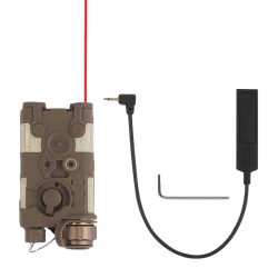 Комплекс тактический WOSPORT Mini PEQ-NGAL красный/ИК ЛЦУ  (Tan, EX-040-A-T)