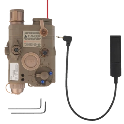 Комплекс тактический WOSPORT PEQ-15A красный/ИК ЛЦУ (Tan, EX-022-B-T)