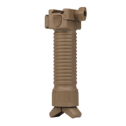 Ручка тактическая с сошками WOSPORT, тан