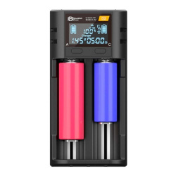 Зарядное устройство для 16340, 18650, 14500 BlueMAX D2 LCD Зарядное устройство для 16340, 18650, 14500 BlueMAX D2 LCD
