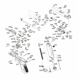 WE Glock 18 деталь предохранителя спускового крючка G-15 WE Glock 18 деталь предохранителя спускового крючка G-15