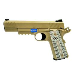 Пистолет газовый WE Colt M45A1, тан Пистолет газовый WE Colt M45A1, тан
