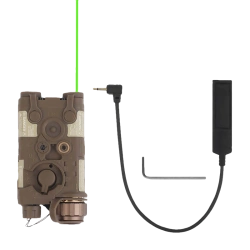 Комплекс тактический WOSPORT Mini PEQ-NGAL зеленый/ИК ЛЦУ  (Tan, EX-040-B-T)