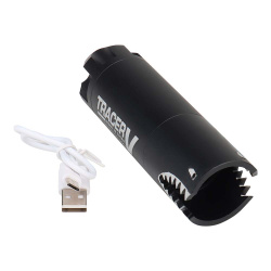 Трассерная насадка-глушитель WOSPORT Shark Shape Colorful Lights Tracer, черный Трассерная насадка-глушитель WOSPORT Shark Shape Colorful Lights Tracer, черный