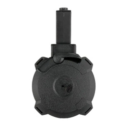 Магазин бункерный M4 бубен CYMA 1200 шаров звук.контроль HY-402 Магазин бункерный M4 бубен CYMA 1200 шаров звук.контроль HY-402