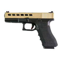 Пистолет газовый Double Bell Glock 17 ZEV золотой Пистолет газовый Double Bell Glock 17 ZEV золотой