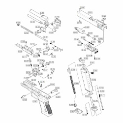 WE Glock 17 УСМ G-19-30 WE Glock 17 УСМ G-19-30