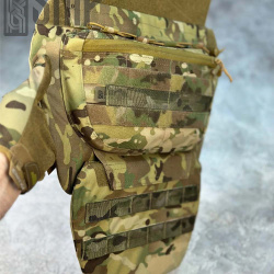 Напашник SKIF Armor SB-2, двойной, с подсумком (Multicam)