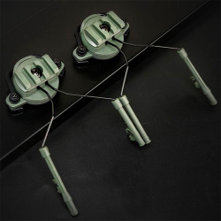 Крепления для наушников Comtac на шлем WOSPORT OX HORN (Олива)