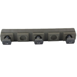 Планка DLG Пикатинни для M-LOK 9 слотов (Черный)