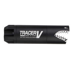Трассерная насадка-глушитель WOSPORT Shark Shape Colorful Lights Tracer, черный Трассерная насадка-глушитель WOSPORT Shark Shape Colorful Lights Tracer, черный