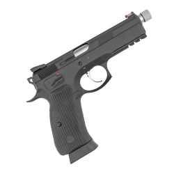 Пистолет газовый KJWorks CZ SP-01 Shadow с резьбой Пистолет газовый KJWorks CZ SP-01 Shadow с резьбой