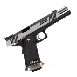 Пистолет газовый WE Hi-Capa 6.0 Two Tone серебро Пистолет газовый WE Hi-Capa 6.0 Two Tone серебро
