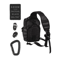 Рюкзак Mil-Tec на одной лямке Tactical SM (Черный) Рюкзак Mil-Tec на одной лямке Tactical SM (Черный)