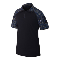 Рубашка Phoenix Scout (Тёмно-синяя клетка с жёлтой полосой, 2XL)