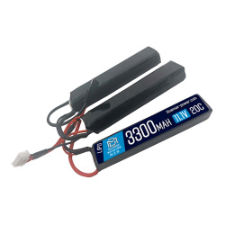 Аккумулятор 11.1В 3300мАч 3-разд LiPo 20С BlueMax 136*43*17