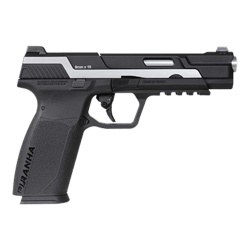 Пистолет газовый G&G Piranha Mk I черный/серебро Пистолет газовый G&G Piranha Mk I черный/серебро