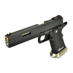 Пистолет газовый WE Hi-Capa 6.0, черный/золото Пистолет газовый WE Hi-Capa 6.0, черный/золото