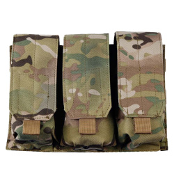 Подсумок для магазинов АК WOSPORT Triple Storage Bag, закрытый, тройной (Multicam) Подсумок для магазинов АК WOSPORT Triple Storage Bag, закрытый, тройной (Multicam)