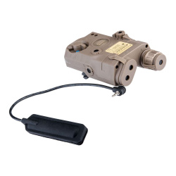 Комплекс тактический WADSN PEQ-15 фонарь, красный ЛЦУ, ИК-режим, тан