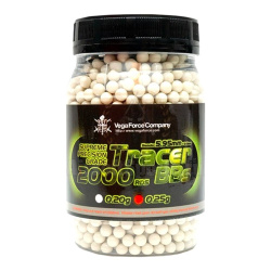 Шары трассерные VegaForceCompany 0.25, зелёный, 2000 шт