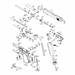 WE 1911 газовая камера всборе №11-14,17