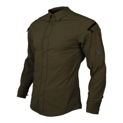 Рубашка тактическая EmersonGear Blue Label ZIP Triple Tech (Ranger Green, M) Рубашка тактическая EmersonGear Blue Label ZIP Triple Tech (Ranger Green, M)