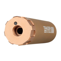 Трассерная насадка-глушитель WOSPORT Flash Silencer L (158 мм), тан Трассерная насадка-глушитель WOSPORT Flash Silencer L (158 мм), тан