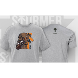 Футболка Sturmer 'Bear Vibe' (Серый, 3XL)