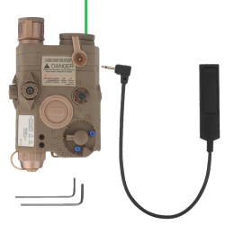 Комплекс тактический WOSPORT PEQ-15A зеленый/ИК ЛЦУ (Tan, EX-022-A-T)