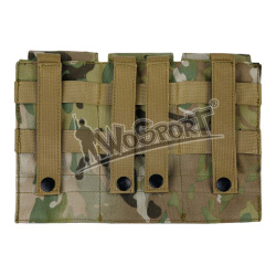 Подсумок для магазинов АК WOSPORT Triple Storage Bag, закрытый, тройной (Multicam) Подсумок для магазинов АК WOSPORT Triple Storage Bag, закрытый, тройной (Multicam)